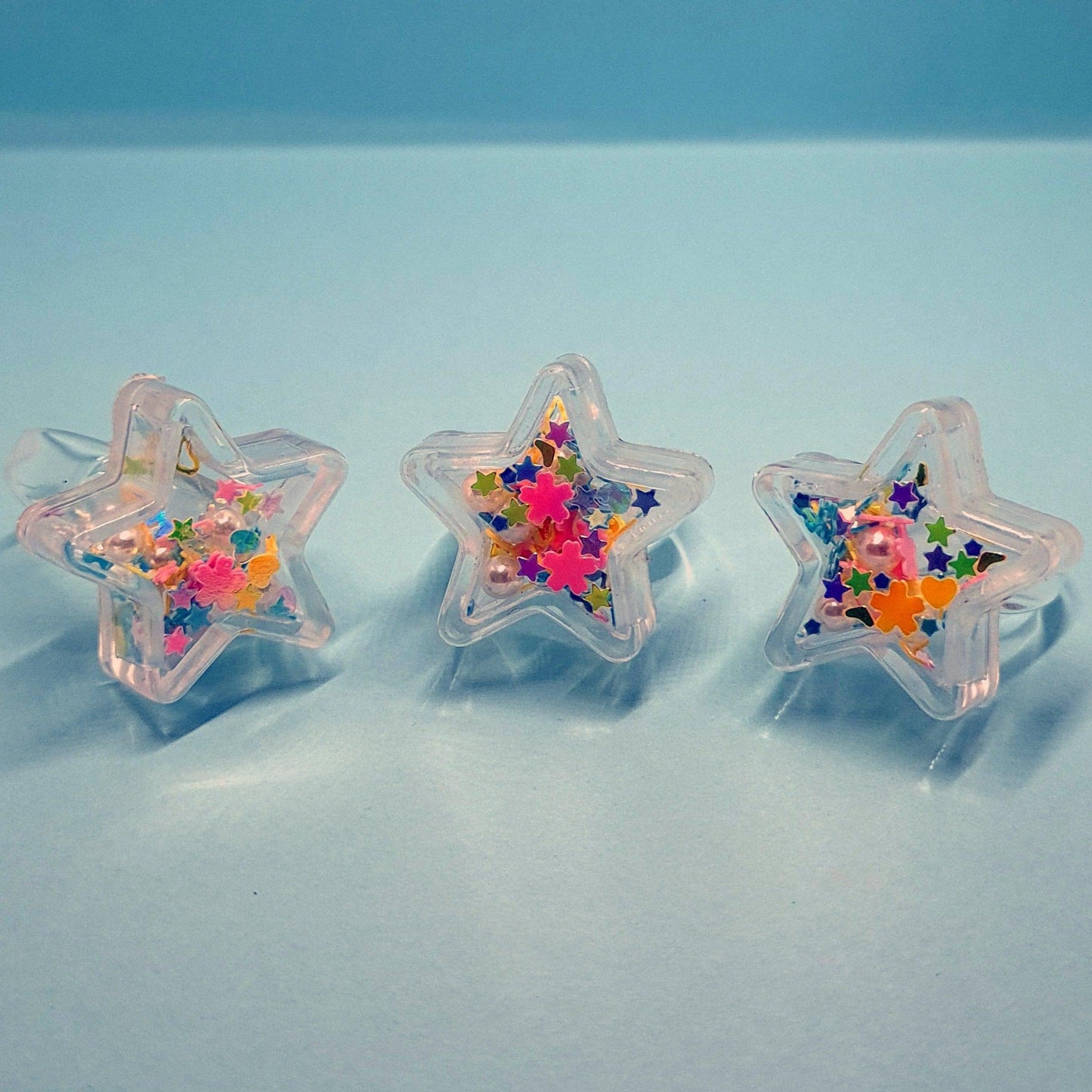 Shaker Candy Rings - Strawberry Moon Jewellery