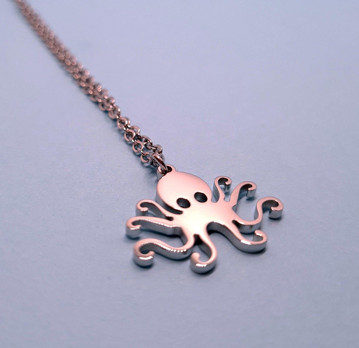Stainless Steel Kraken Necklace - Strawberry Moon Jewellery