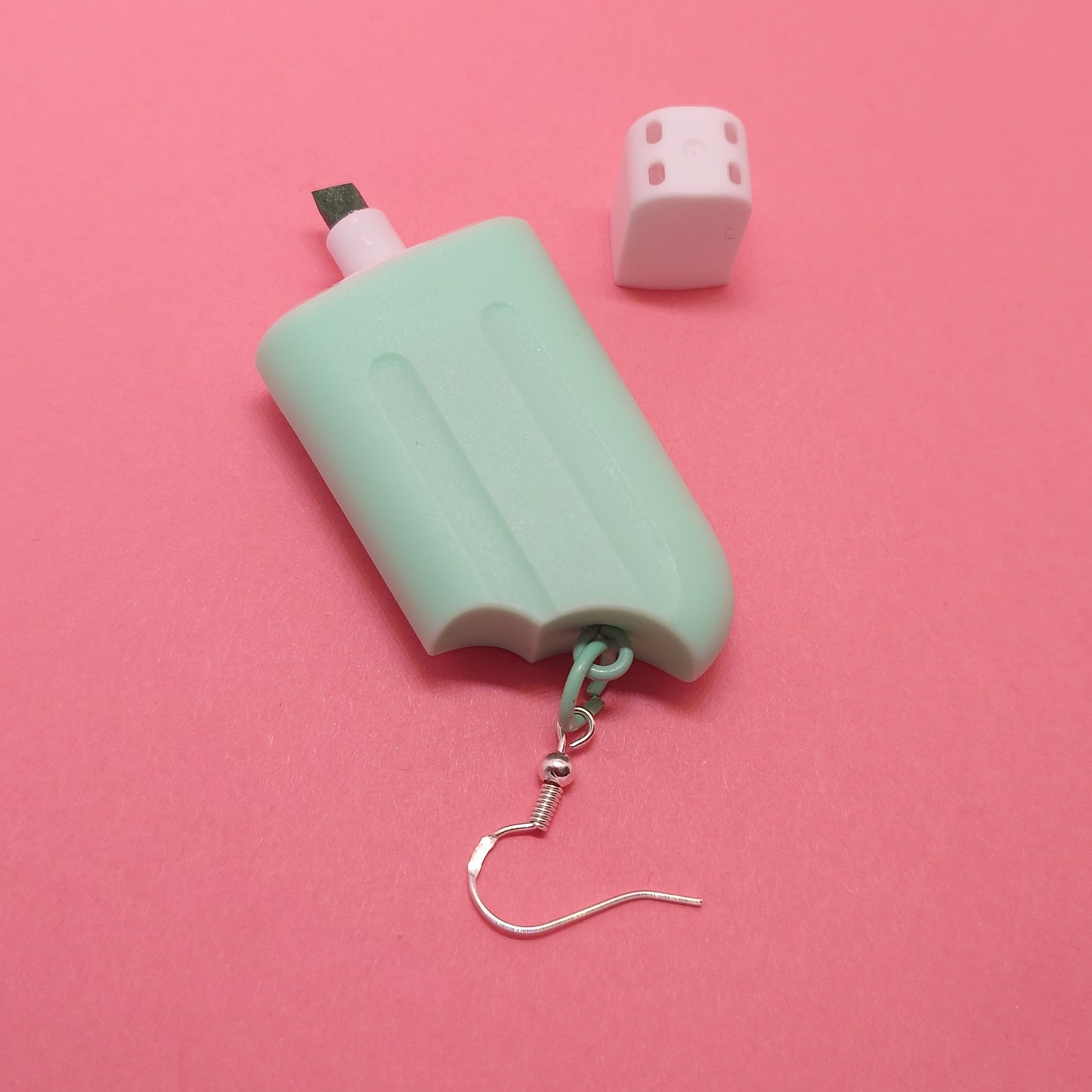 Ice cream highlighter earrings