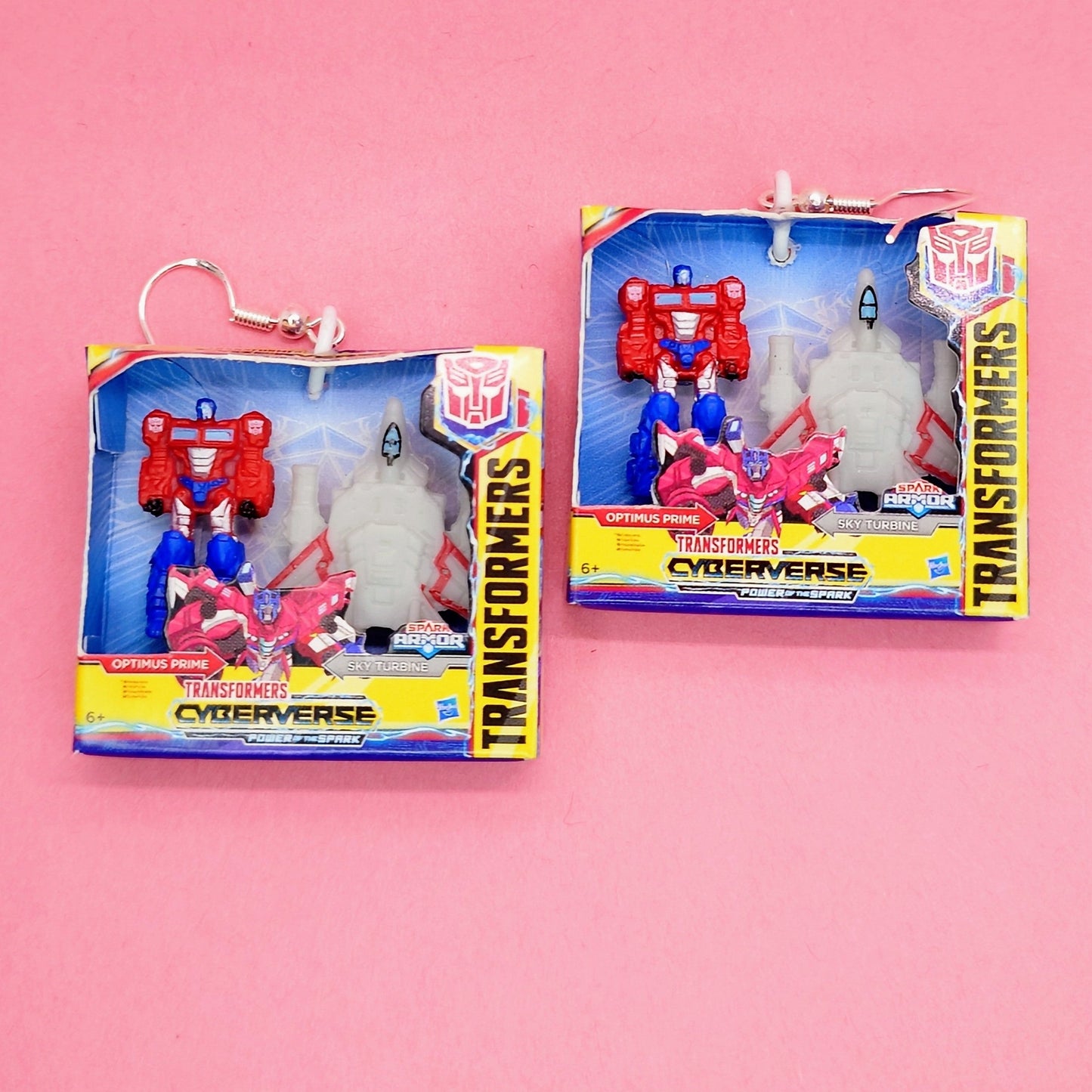 Transformers mini playset earrings