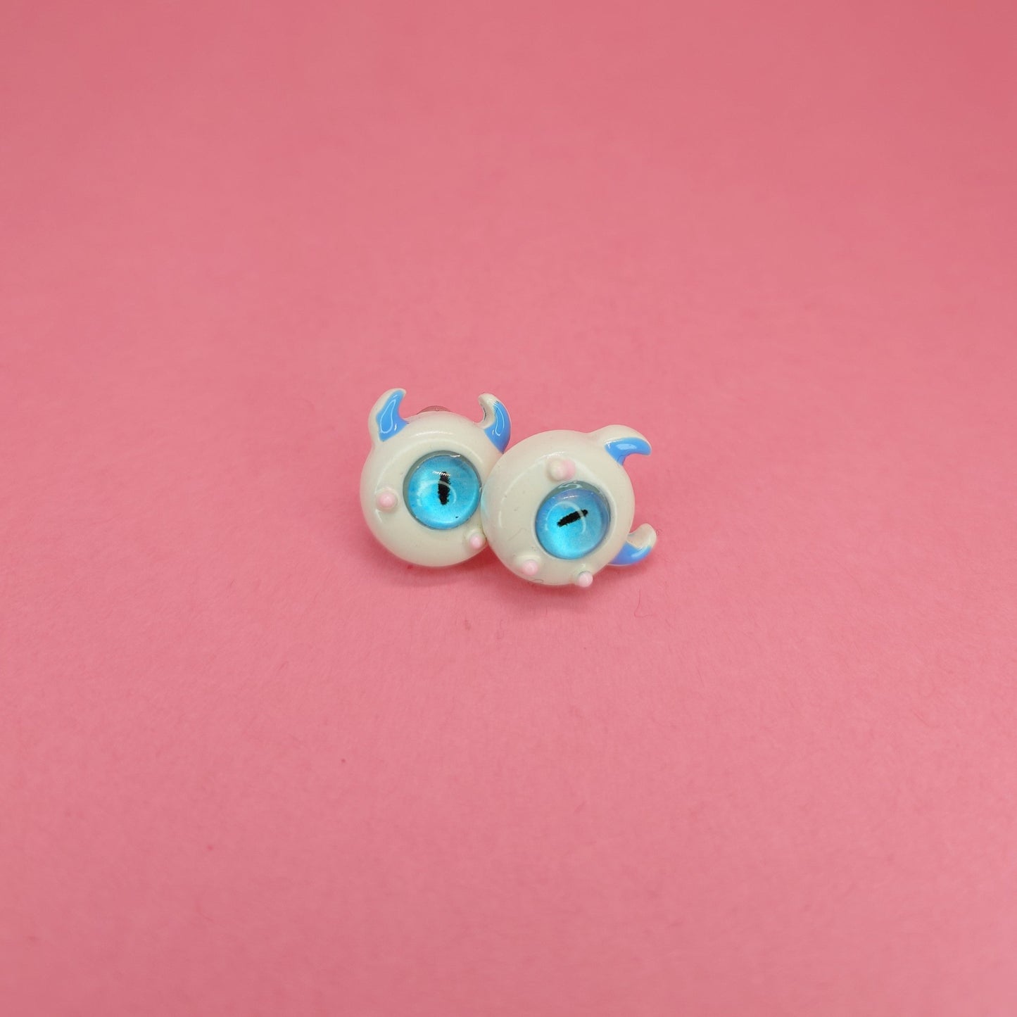 My mini monster stud earrings