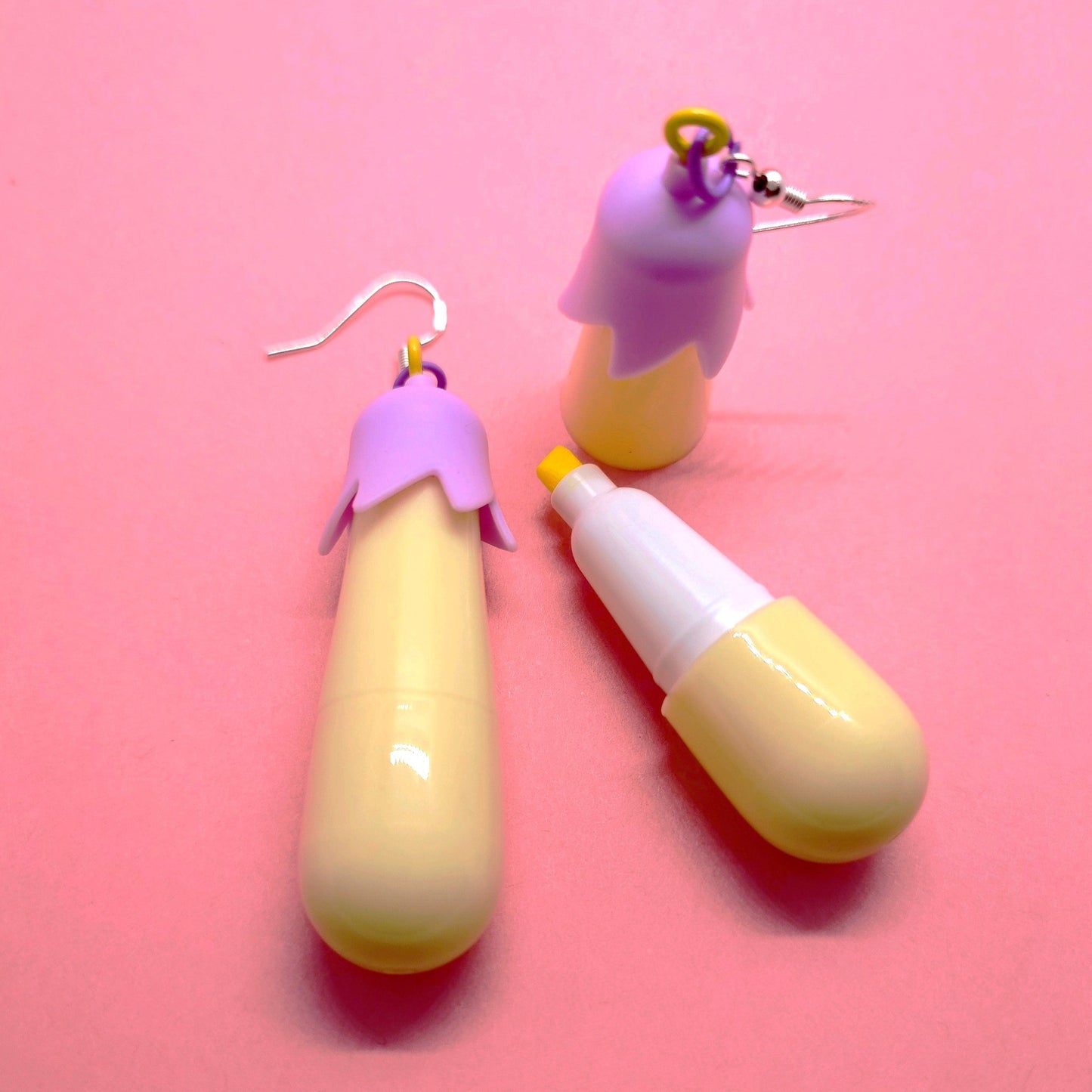 Aubergine Highlighter Earrings