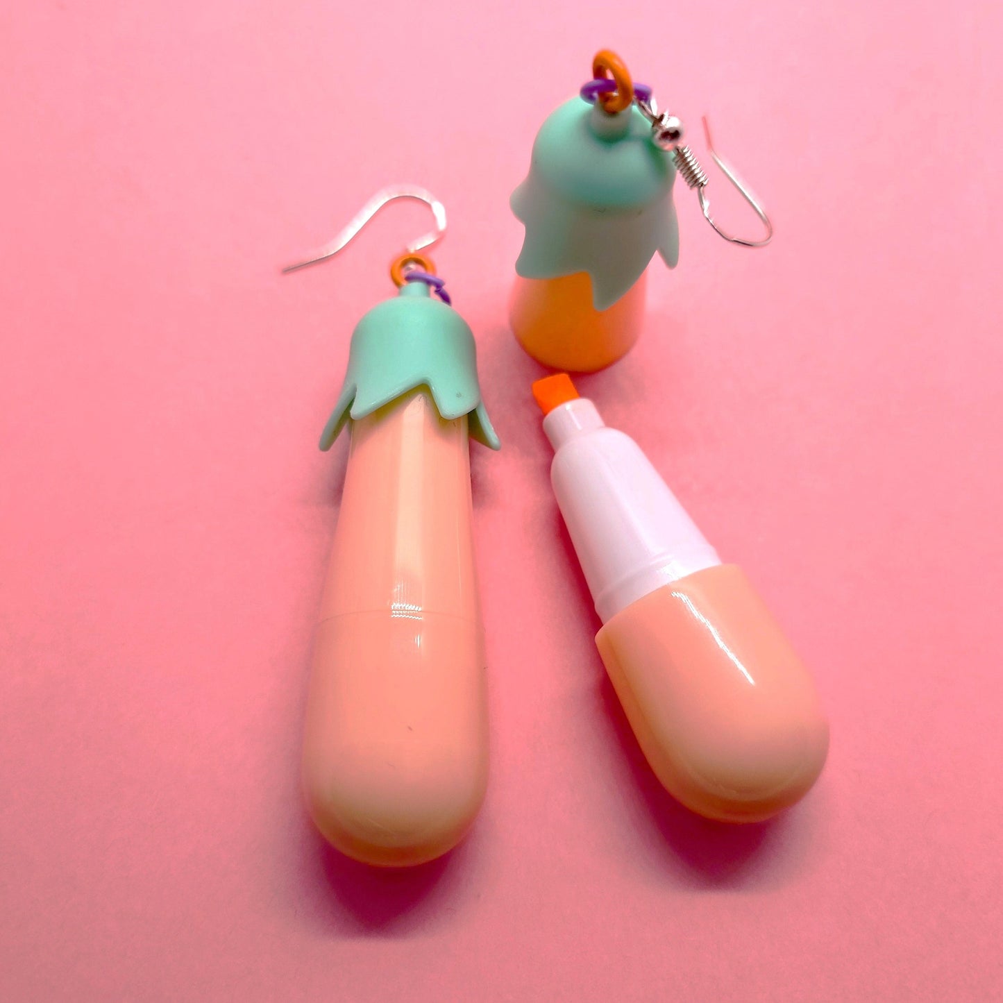 Aubergine Highlighter Earrings