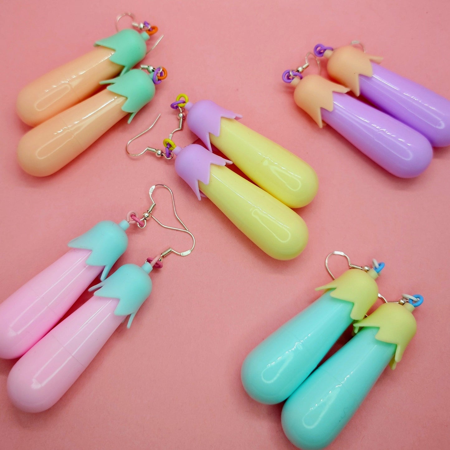 Aubergine Highlighter Earrings