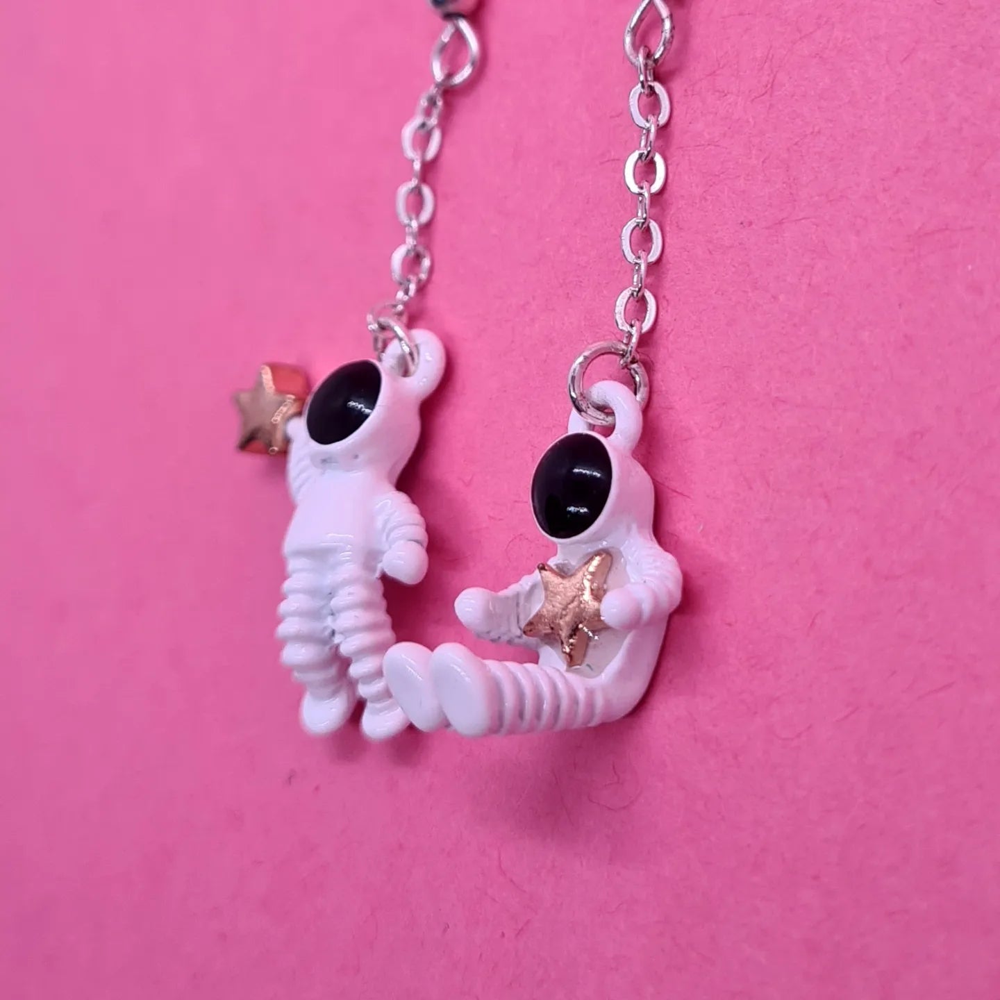 Promise the Moon Men earrings. - Strawberry Moon Jewellery