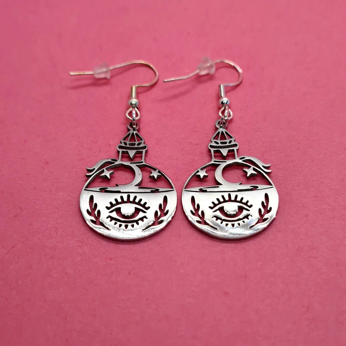 Stainless steel potion bottles - Strawberry Moon Jewellery