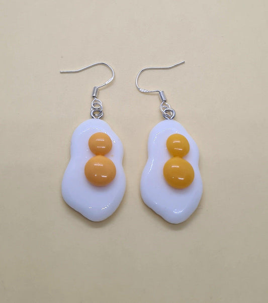 Double egg earrings. - Strawberry Moon Jewellery 