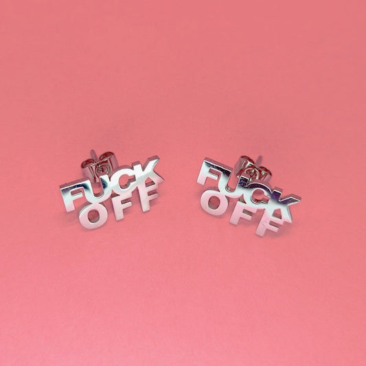 F**k Off earrings