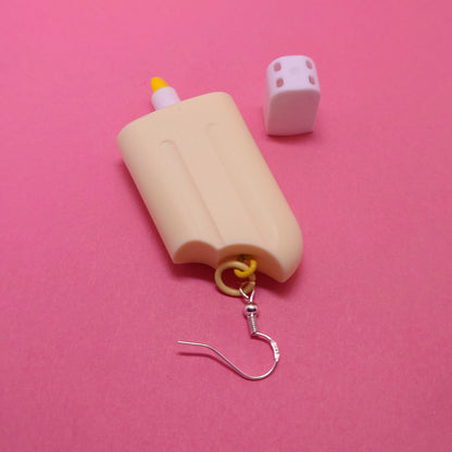 Ice cream highlighter earrings