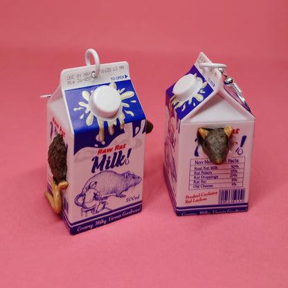 Raw Rat Milk Earrings