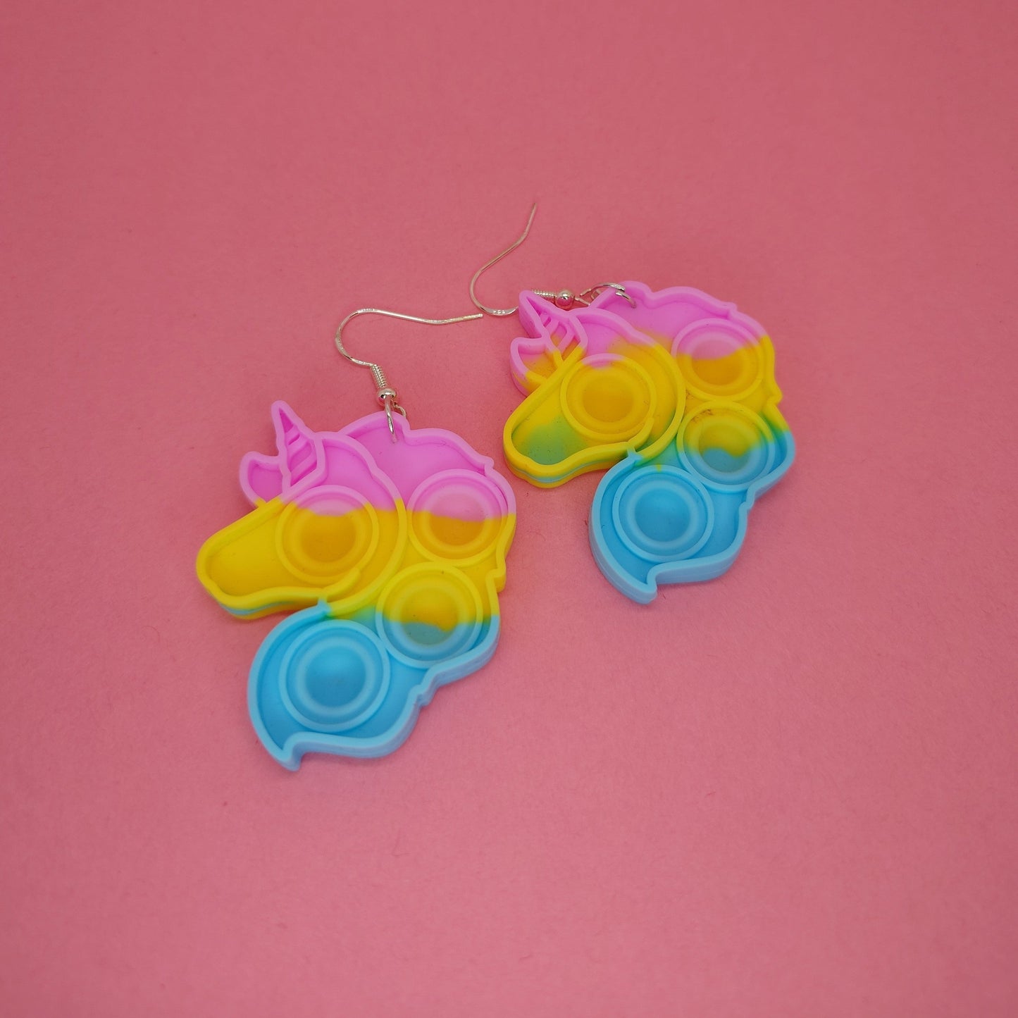 Unicorn mini fidget earrings