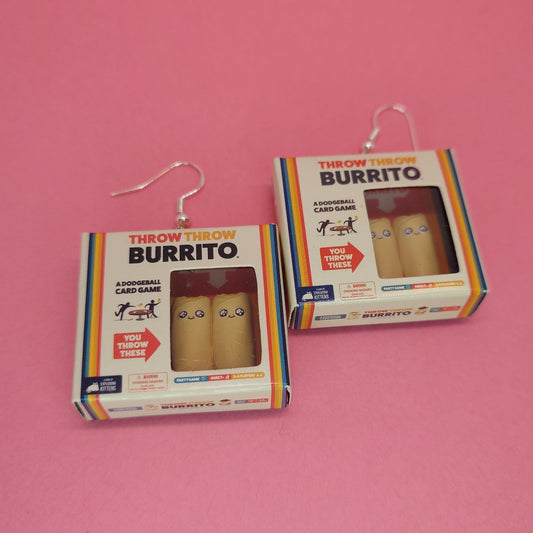 Mini games Burrito Earrings