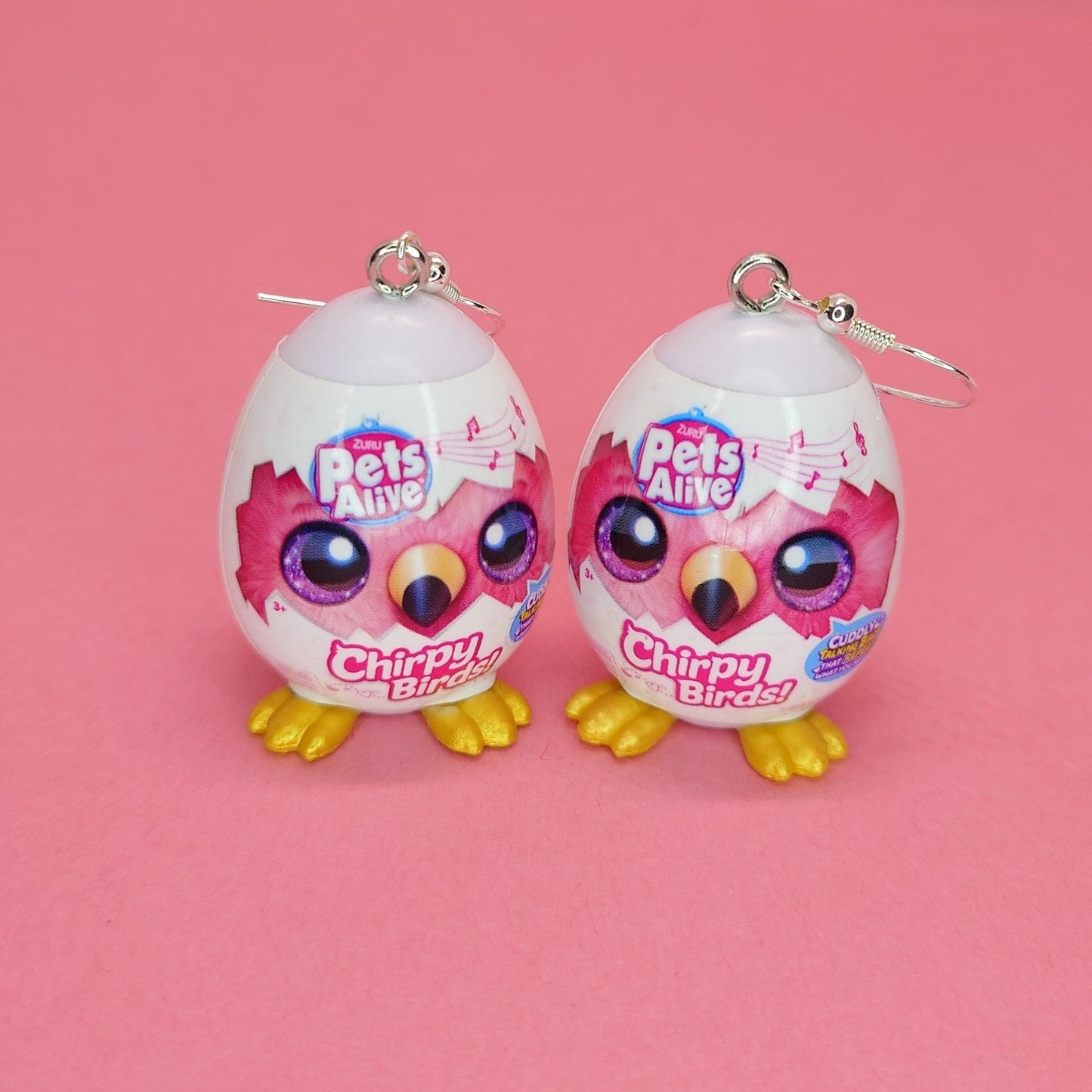 Mini pets alive toy earrings