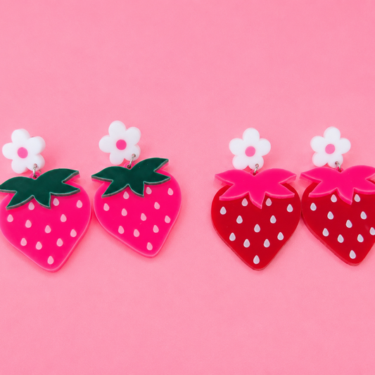 💖🍓 Strawberry fields earrings🍓💖