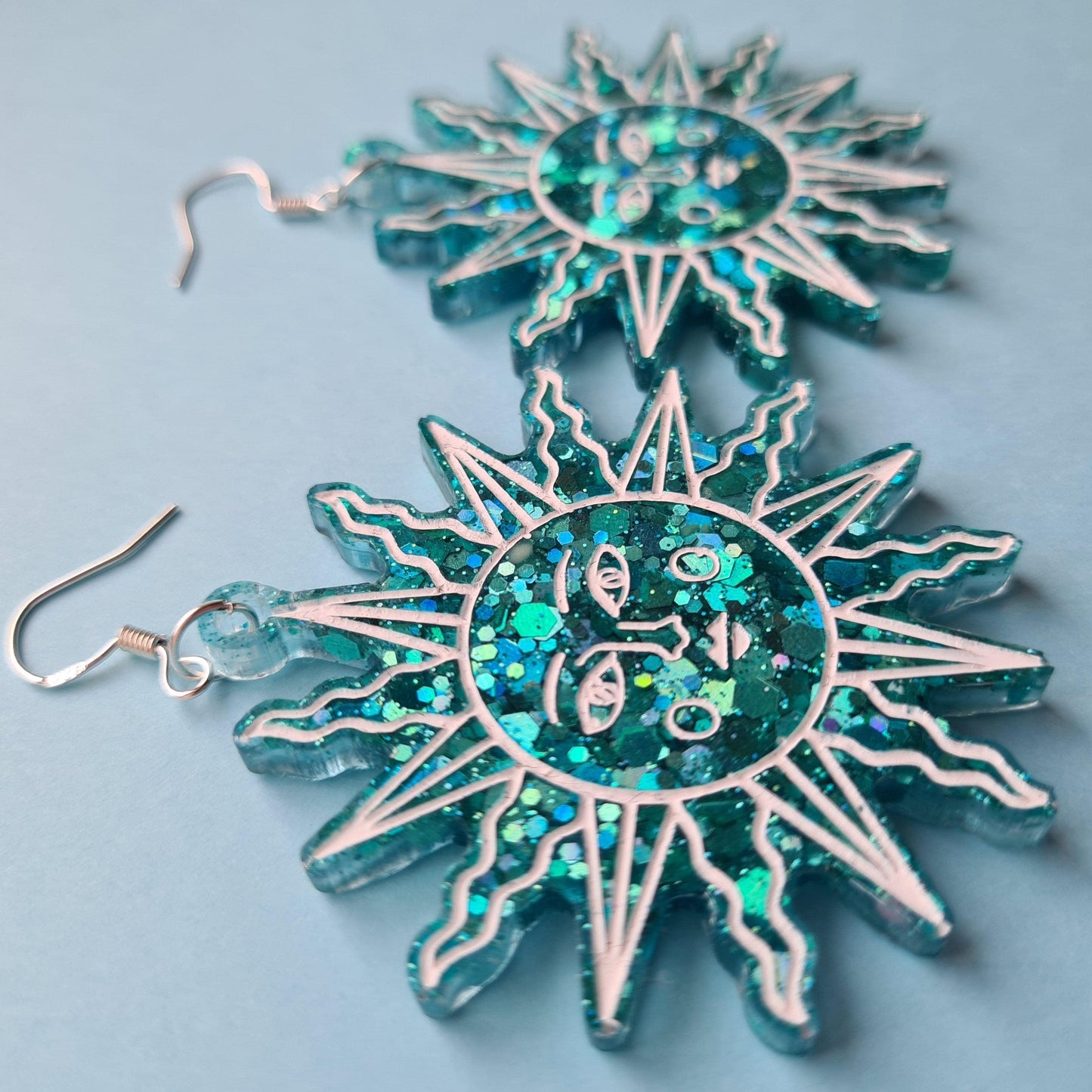 Celestial Sun Earrings - Strawberry Moon Jewellery 