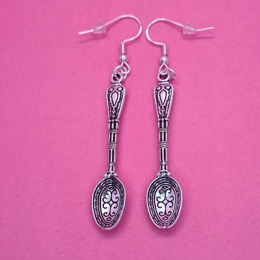 Vintage Spoon earrings - Strawberry Moon Jewellery 