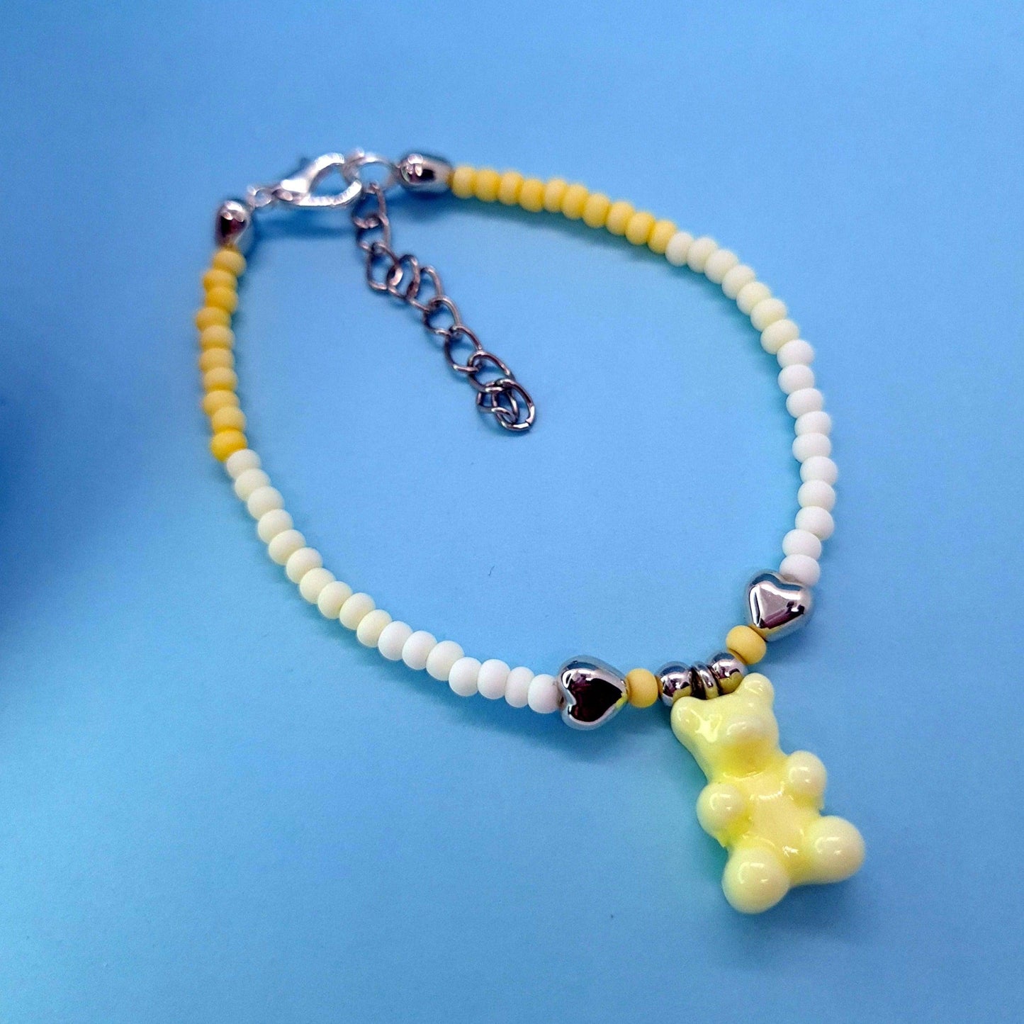 Gummy bear charm bracelet - Strawberry Moon Jewellery 